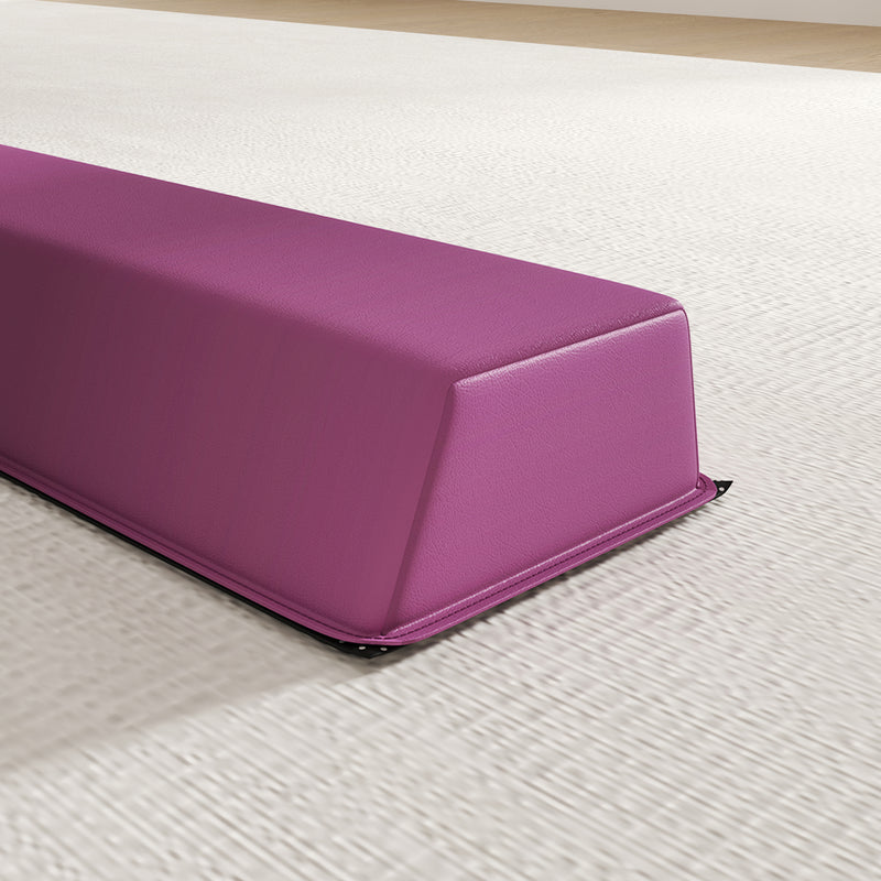 SPORTNOW 7.7ft Folding Gymnastics Balance Beam with Anti-Slip Base, Purple