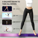 SPORTNOW 7.7ft Folding Gymnastics Balance Beam With Anti-Slip Base, Purple