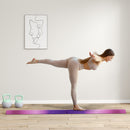 SPORTNOW 7.7ft Folding Gymnastics Balance Beam With Anti-Slip Base, Purple