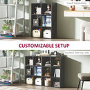 HOMCOM 6-Cube Bookshelf, Display Shelving Unit for Home Office