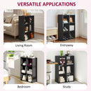 HOMCOM 6-Cube Bookshelf, Display Shelving Unit for Home Office