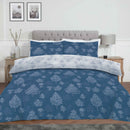 Lewis's Freya Brushed Cotton Duvet Set - Blue