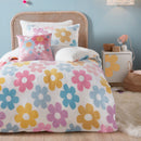 Bedlam Retro Flower Duvet Cover Set in Multi