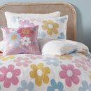 Bedlam Retro Flower Duvet Cover Set in Multi