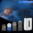 HOMCOM 20L/Day Quiet Air Dehumidifier With Purifier, Timer, For Home Laundry