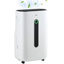 HOMCOM 20L/Day Quiet Air Dehumidifier With Purifier, Timer, For Home Laundry