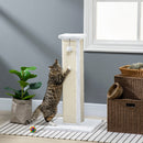 PawHut 81cm Cat Scratching Post w/ Sisal Rope, Hanging Ball Soft Plush