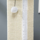 PawHut 81cm Cat Scratching Post w/ Sisal Rope, Hanging Ball Soft Plush