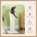 PawHut 81cm Cat Scratching Post w/ Sisal Rope, Hanging Ball Soft Plush