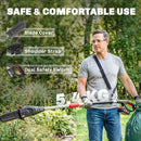 Outsunny Cordless Pole Chainsaw, 1.94m/2.56m Electric Chainsaw