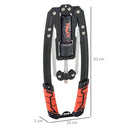 Hydraulic Chest Expander With 22-440lbs Resistance For Upper Body Exercise