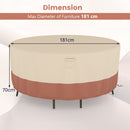 Round Patio Furniture Cover