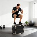 SPORTNOW Non-Slip Plyo Box, Corner-free Wooden Jump Box