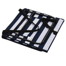 Outsunny Garden Beach Chair Mat, Sun Lounger Seats with Adjustable Back