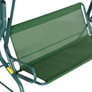 Outsunny 3-person Garden Swing Chair W/ Adjustable Canopy, Stripes