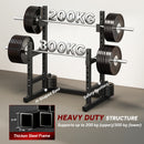 SPORTNOW Adjustable Squat Rack, Barbell Rack Stand, Max Load 300kg