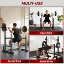 SPORTNOW Adjustable Squat Rack, Barbell Rack Stand, Max Load 300kg