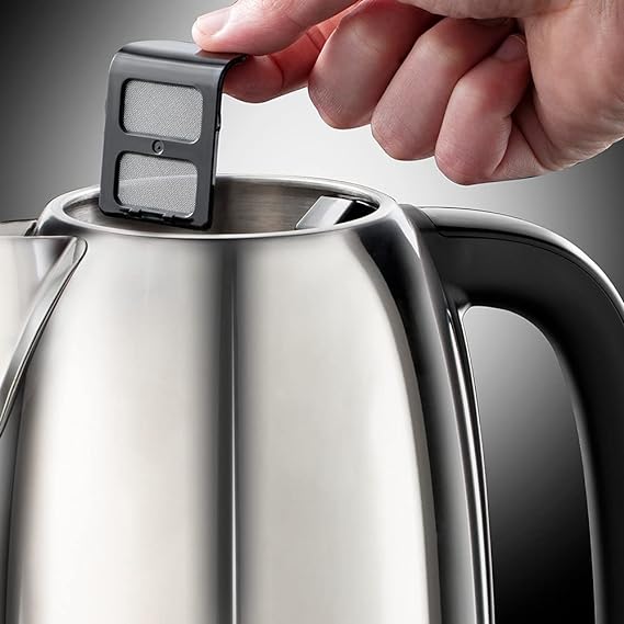 Russell Hobbs Adventure Polished Stainless Steel Electric Kettle - 3000 W, 1.7 Litre