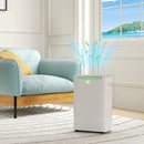 HOMCOM 20L/Day Dehumidifier For Home Damp, With 24H Timer, White