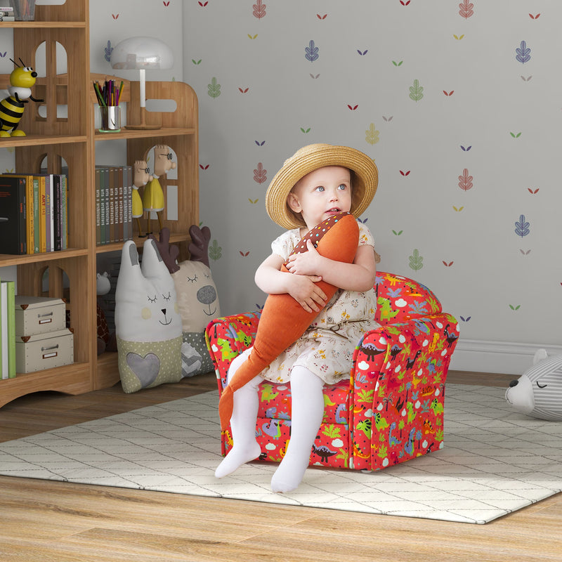 AIYAPLAY Kids Sofa Chair with Dinosaur Design for Bedroom, Playroom