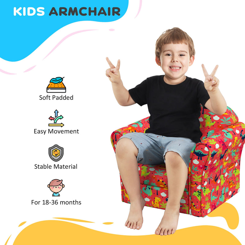 AIYAPLAY Kids Sofa Chair with Dinosaur Design for Bedroom, Playroom