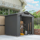 Outsunny Garden Storage Shed Tent Bike Tent, Dark Grey