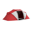 Outsunny 4-6 Persons Camping Tent Dome Family Travel Group Hiking Room Fishing