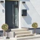 HOMCOM Set Of 2 Decorative Artificial Plants, Cream White