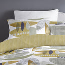 D & D Saldana Duvet Cover Set in Ochre