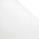 Serene Plain Dye Fitted Bed Sheet in White