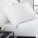 Serene Plain Dye Pair of Housewife Pillowcases in White