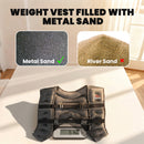 HOMCOM 5KG Weighted Vest with Adjustable Straps, Pocket, Reflective Strips