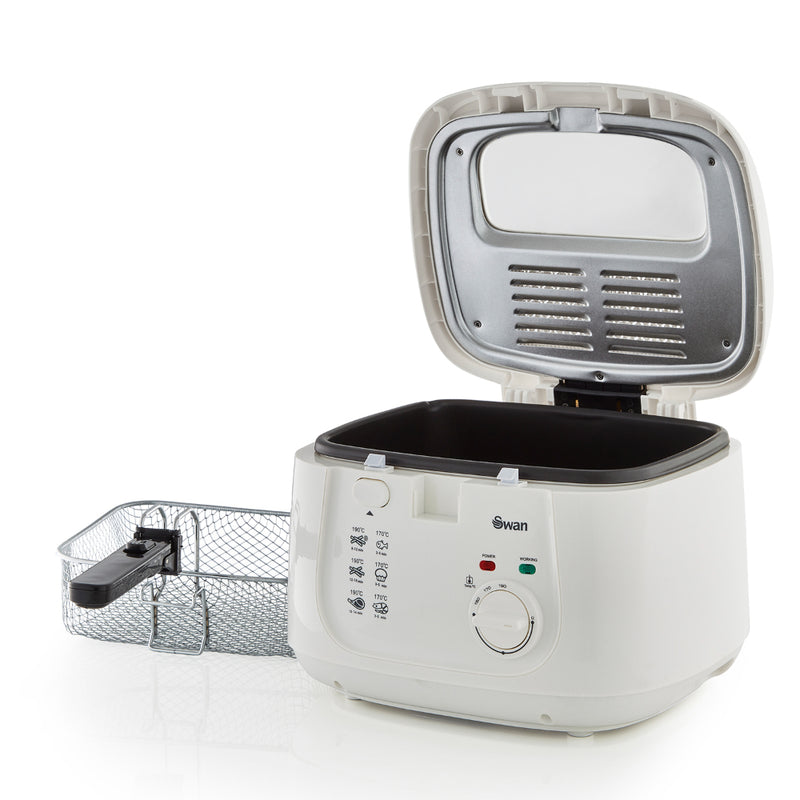 Swan Fryer Square 2.5L  - White
