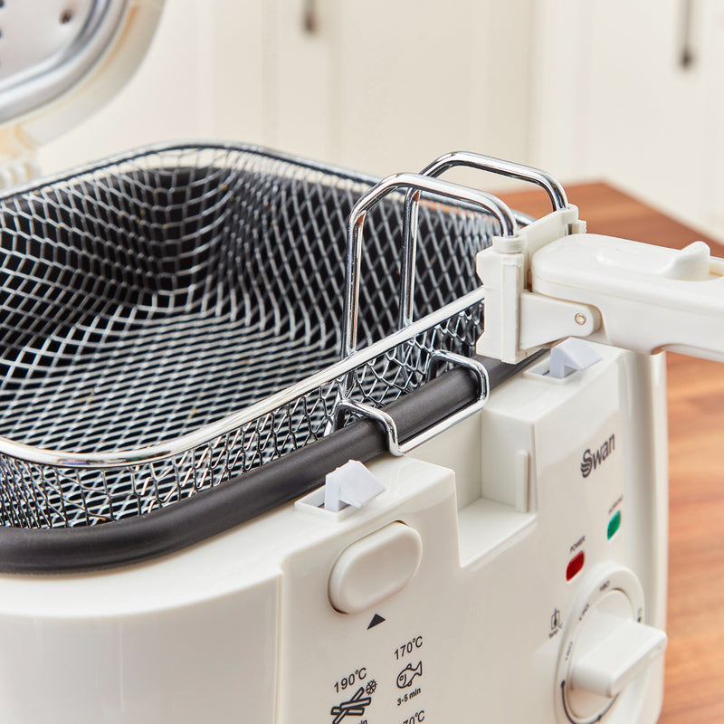 Swan Fryer Square 2.5L  - White
