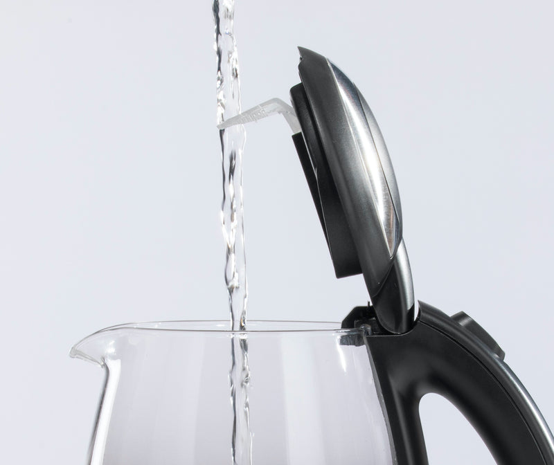 Daewoo 1.7L 2.2KW Glass Kettle With Led - Silver