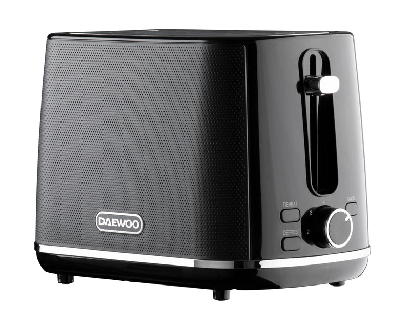 Daewoo Sterling 2 Slice Toaster - Black