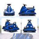 AIYAPLAY Electric Kids Bumper Car With 360 Degree Rotation Spin, Blue