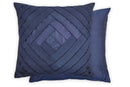 Serenity - Pleated Cushion Cover in Navy
