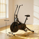 SPORTNOW Exercise Bike with Adjustable Seat, LCD Display, Smooth Belt Drive