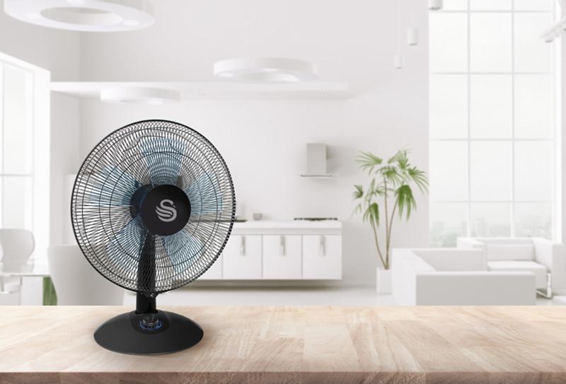 Swan Desk Fan 12"  - Black