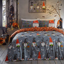 Bedlam Scary Gonks Duvet Cover Set in Grey