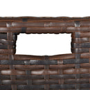 Outsunny Rattan Dining Set 9 Piece - Brown