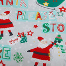 Bedlam Santa Please Stop Here Duvet Cover Set in Grey
