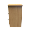 Sofia Ready Assembled 3 Drawer Bedside Cabinet in Modern Oak