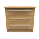 Sofia Ready Assembled 3 Drawer Chest in Modern Oak