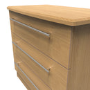 Sofia Ready Assembled 3 Drawer Chest in Modern Oak