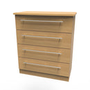 Sofia Ready Assembled 4 Drawer Chest in Modern Oak