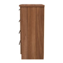 Sofia Ready Assembled 4 Drawer Chest in Noche Walnut