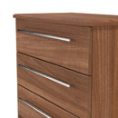 Sofia Ready Assembled 4 Drawer Chest in Noche Walnut