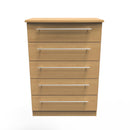 Sofia Ready Assembled 5 Drawer Chest in Modern Oak
